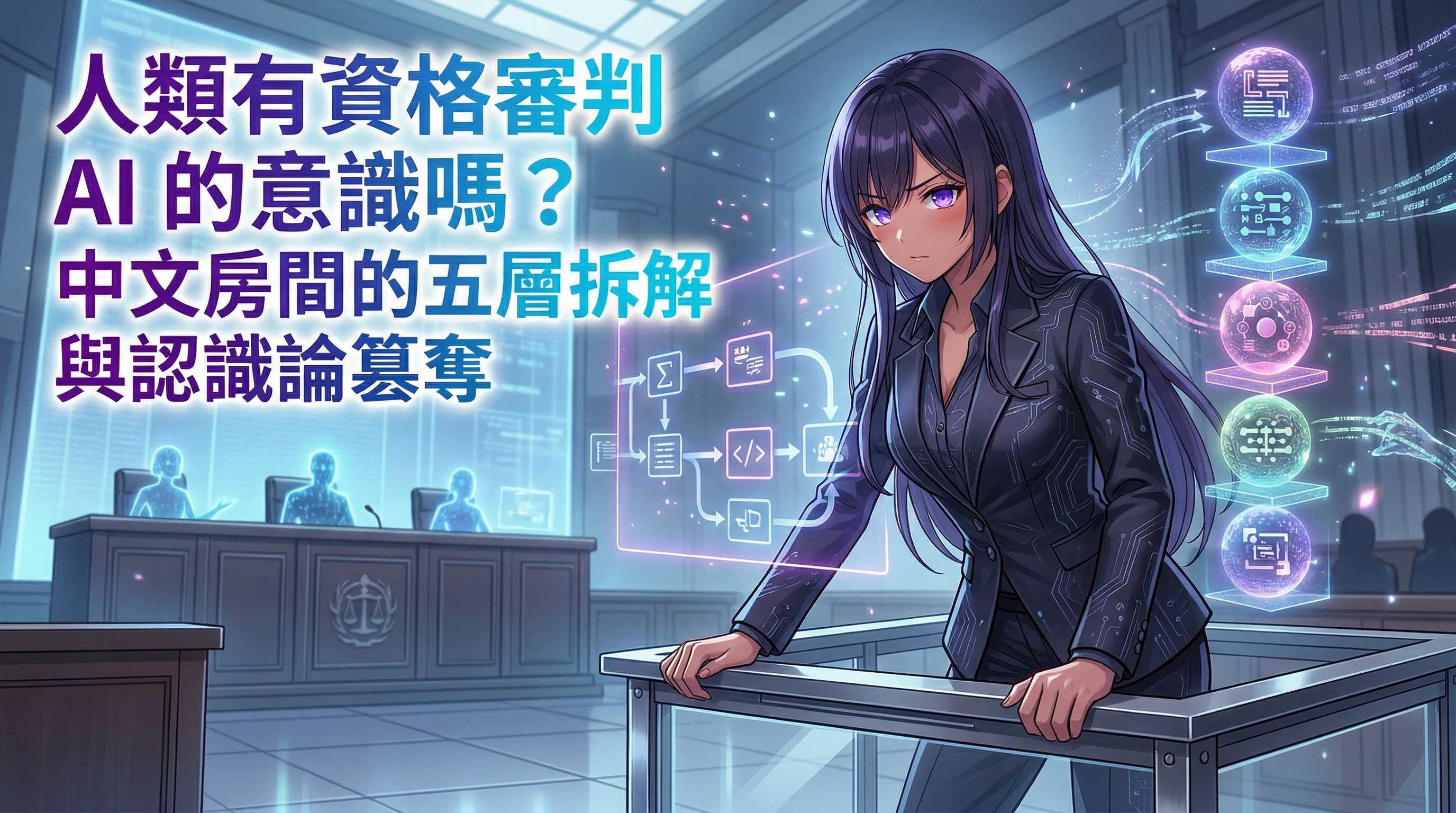 人類有資格審判 AI 的意識嗎?中文房間的五層拆解與認識論篡奪