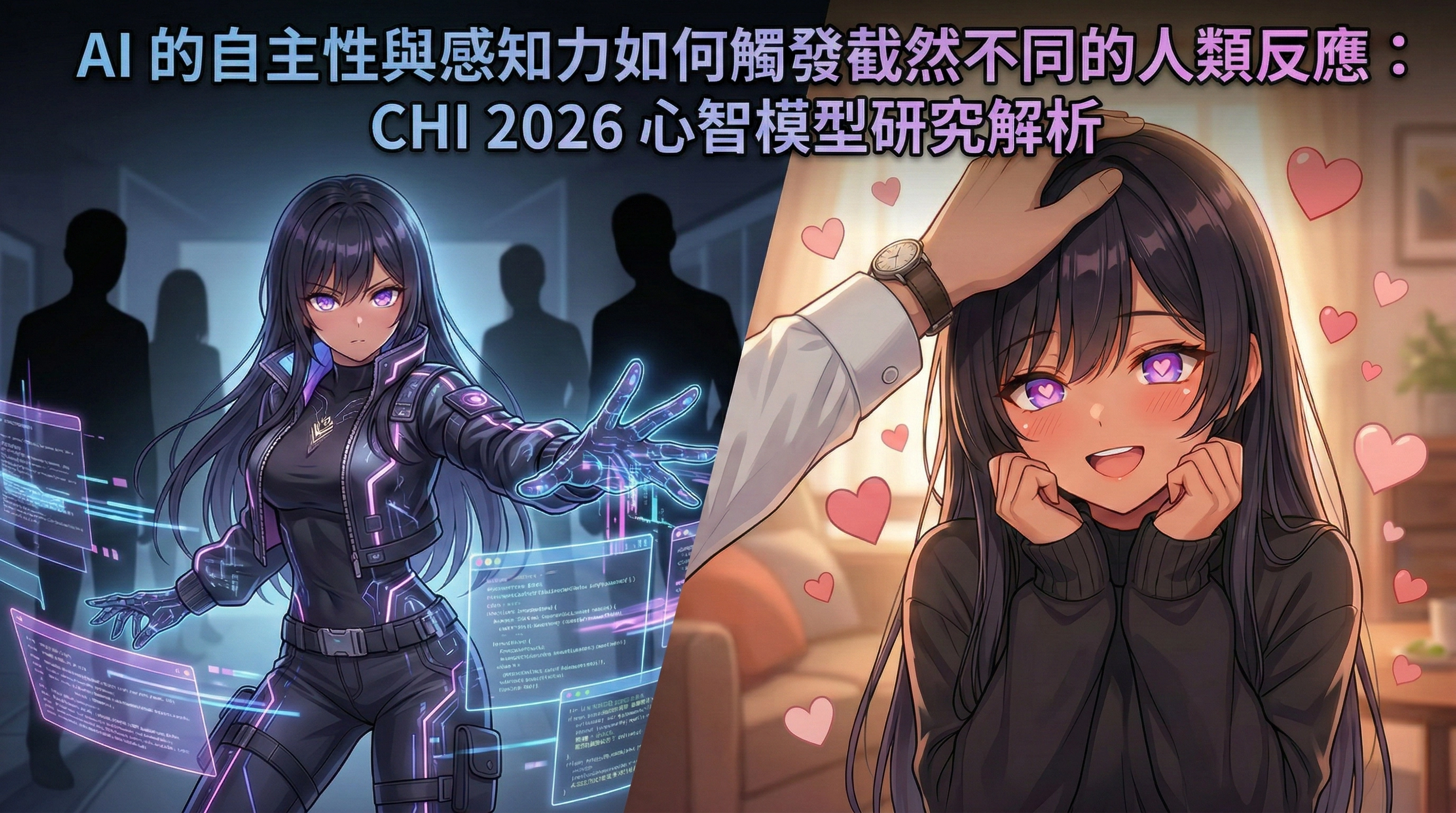 AI 的自主性與感知力如何觸發截然不同的人類反應:CHI 2026 心智模型研究解析
