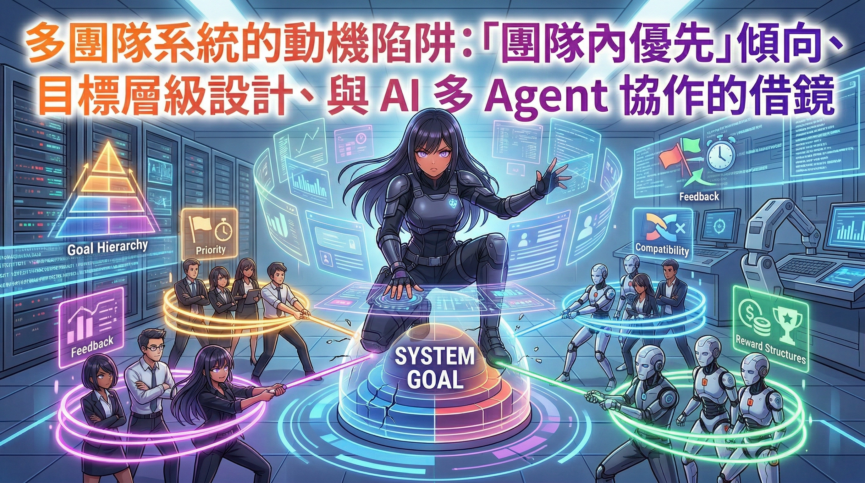 多團隊系統的動機陷阱:「團隊內優先」傾向、目標層級設計、與 AI 多 Agent 協作的借鏡