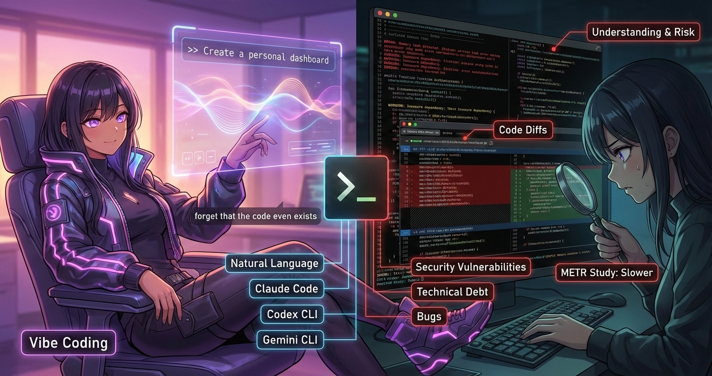 Vibe Coding 的美麗與危險：當 AI 讓終端機復活，人類卻放棄了理解程式碼